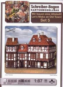 Altstadt Häuser Set 5 (HO) 1:87
